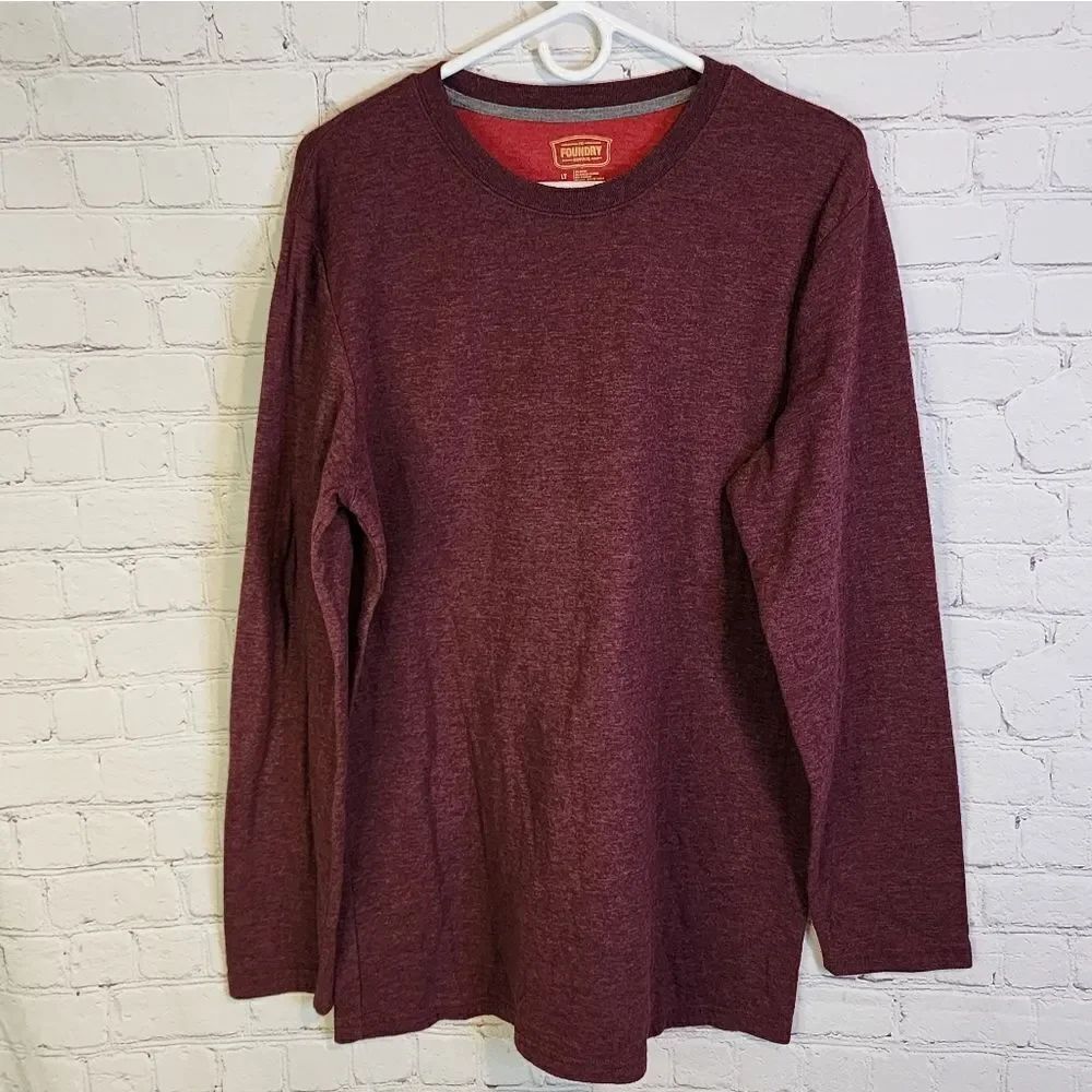 Men's The Foundry Supply Co longsleeve shirt, size LT